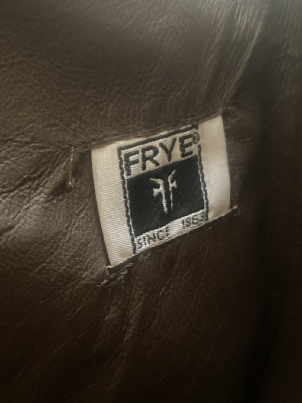 Frye~Veronica Brown Leather Boots~Back Zipper~Buckle Front~Size 8.5 B - Picture 6 of 9